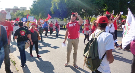 Ato Unificado Centrais Sindicais de SC 1