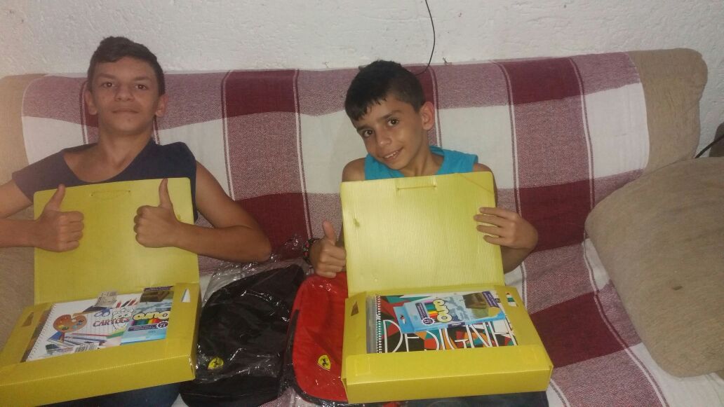 Sinfren entrega mais materiais escolares! 