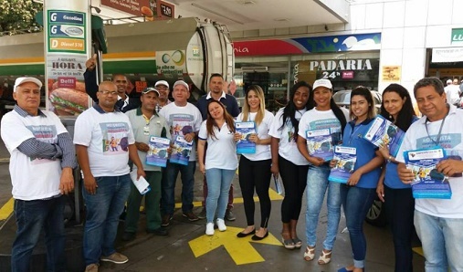 SINDICATO DOS FRENTISTAS PROMOVE AÇÕES DE FISCALIZAÇÃO E CONSCIENTIZAÇÃO PERMANENTE NAS BASES